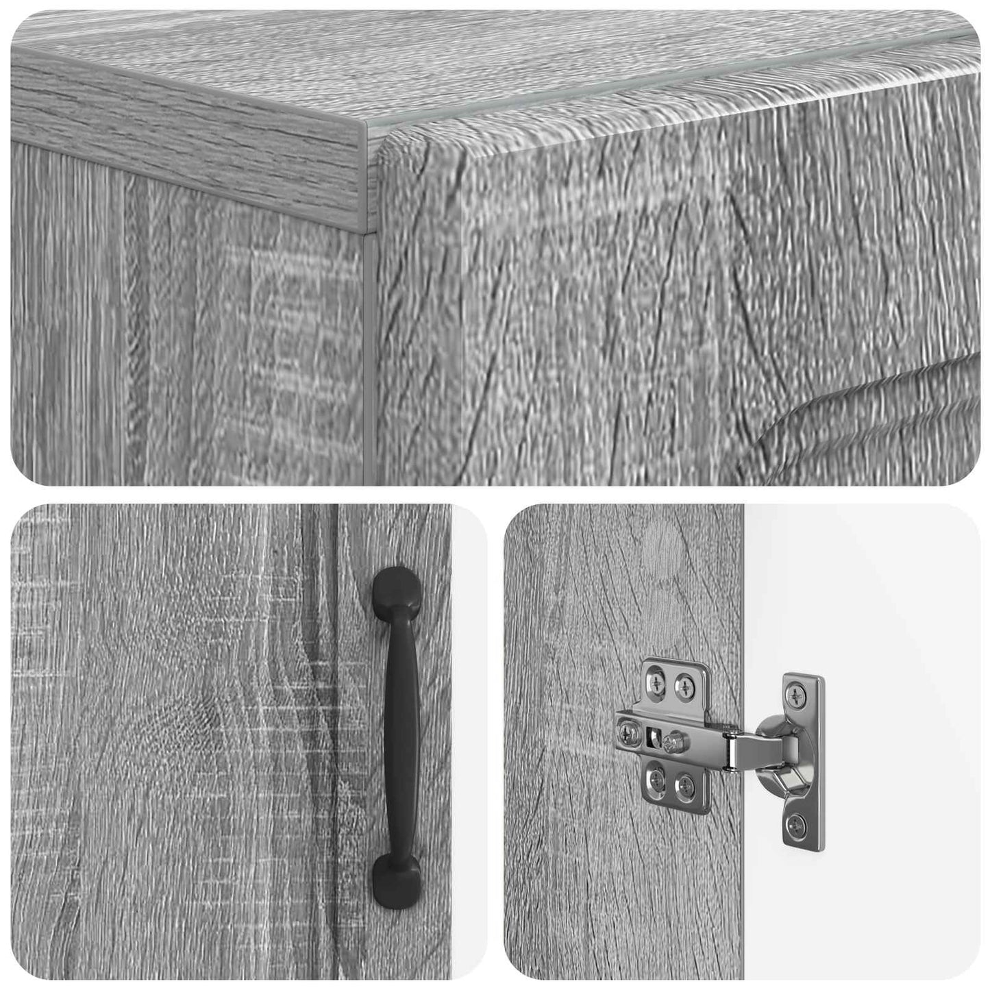 Bathroom Storage Cainet UTRECHT Grey Sonoma 30 x 31 x 77 cm