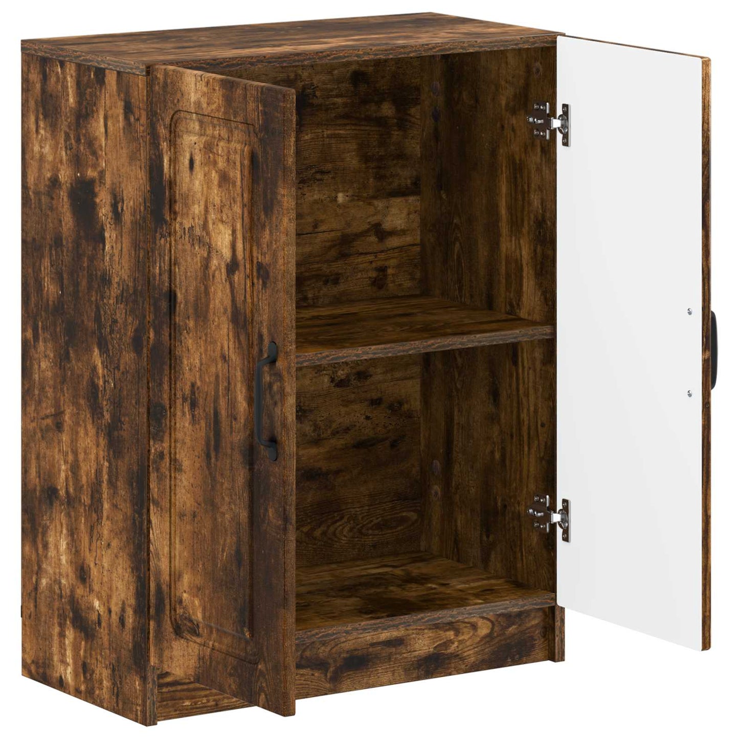 Bathroom Storage Cainet UTRECHT Smoked Oak 59.5 x 31 x 77 cm