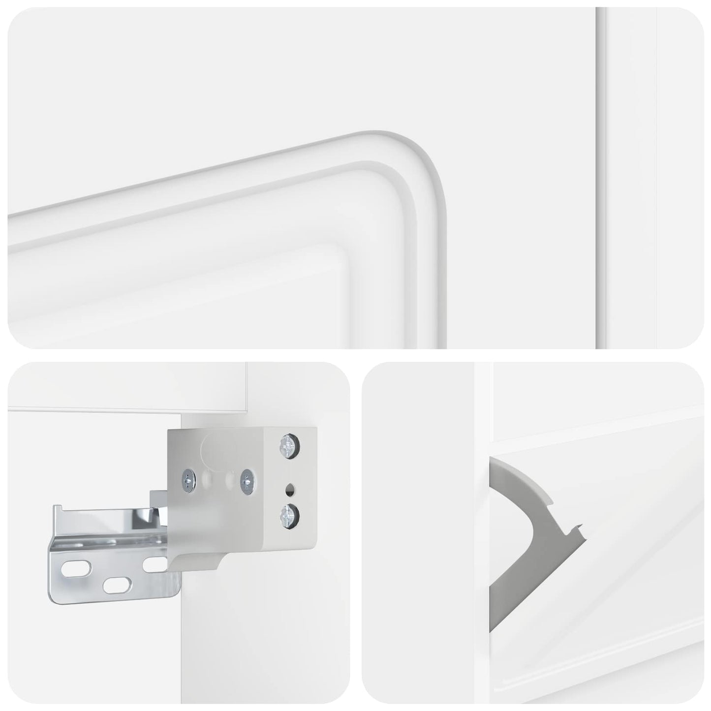 Wall-Mounted Shoe Cabinet UTRECHT 71 x 17 x 43 cm White