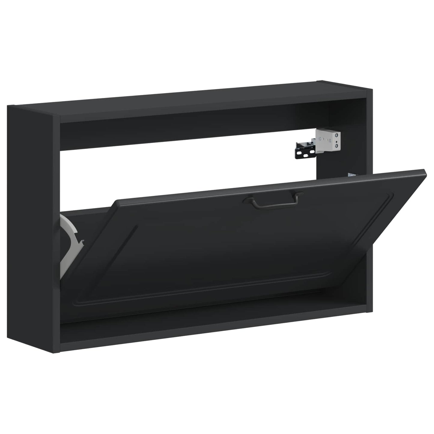 Wall-Mounted Shoe Cabinet UTRECHT 71 x 17 x 43 cm Black