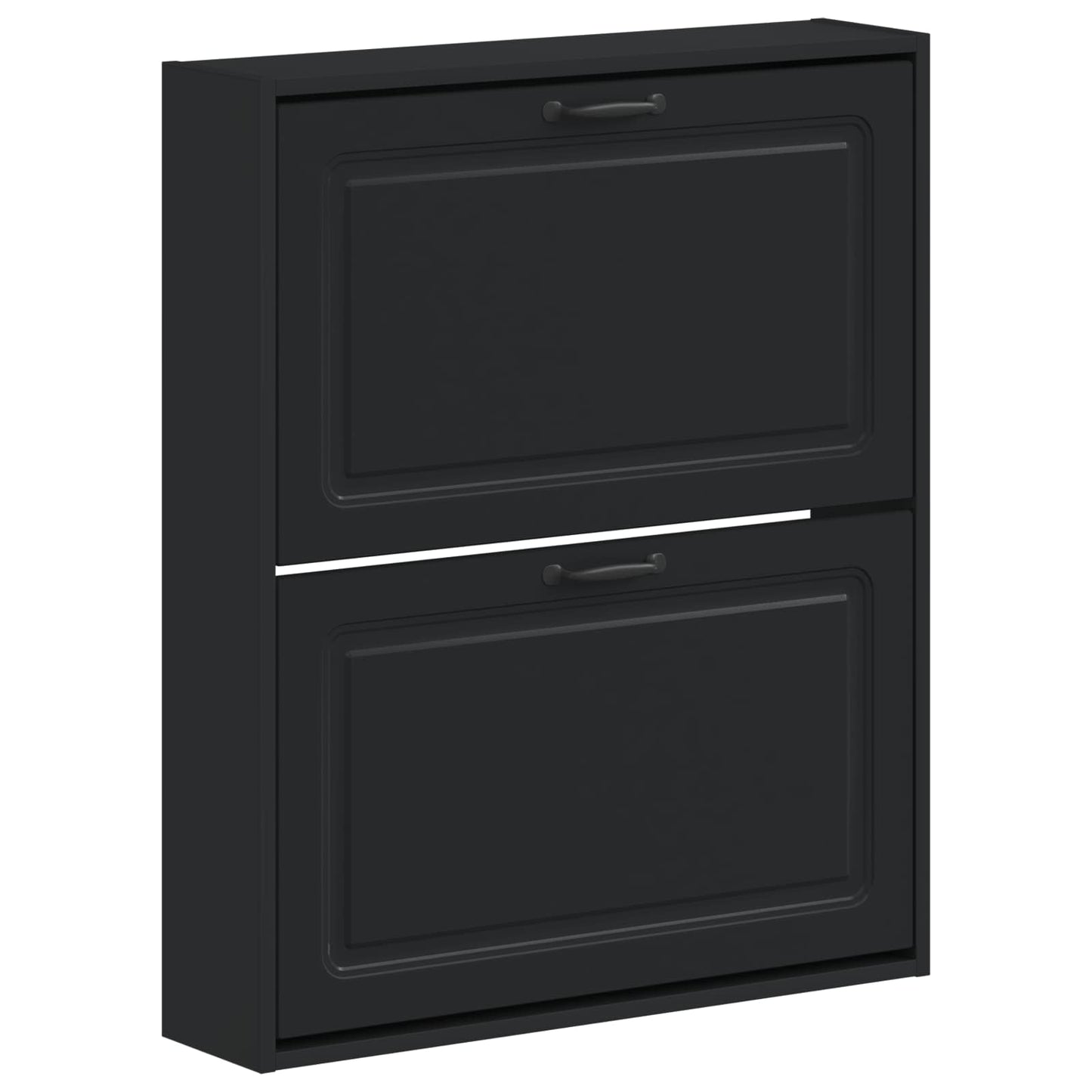 Wall-Mounted Shoe Cabinet UTRECHT 71 x 17 x 86 cm Black