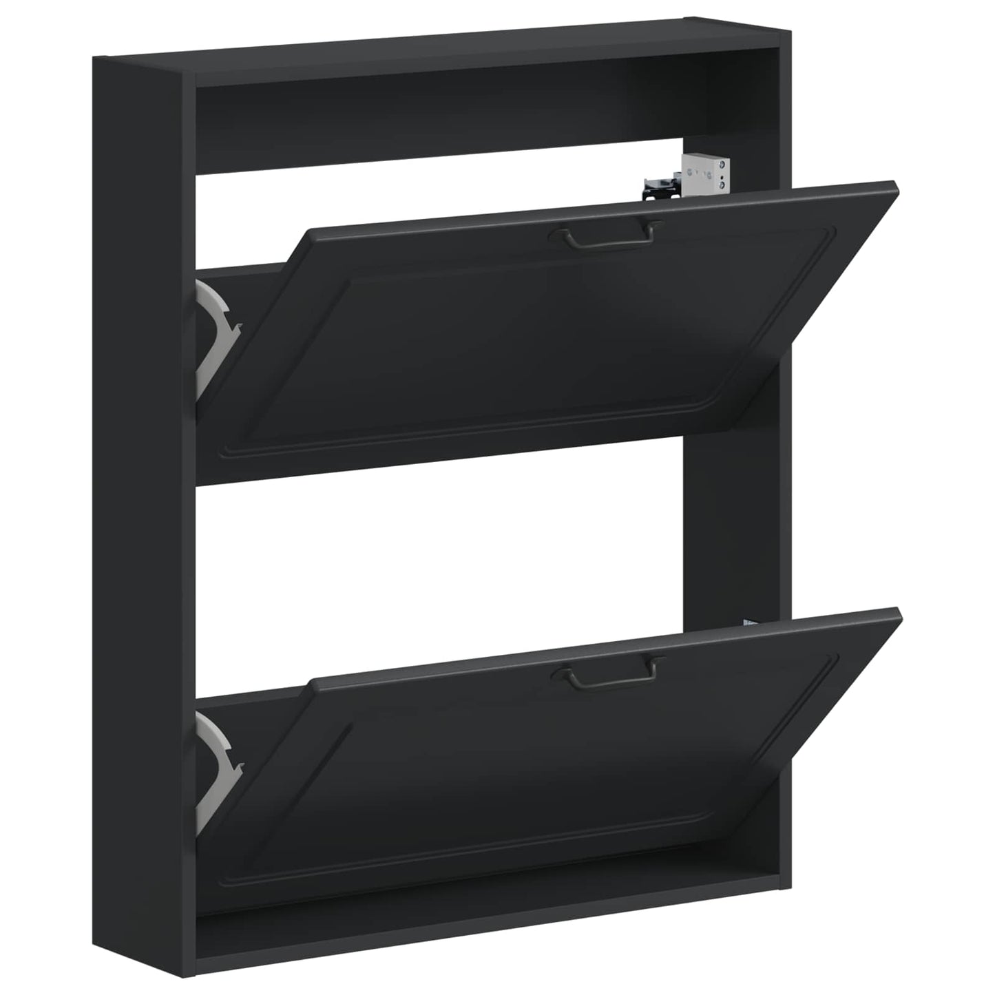 Wall-Mounted Shoe Cabinet UTRECHT 71 x 17 x 86 cm Black