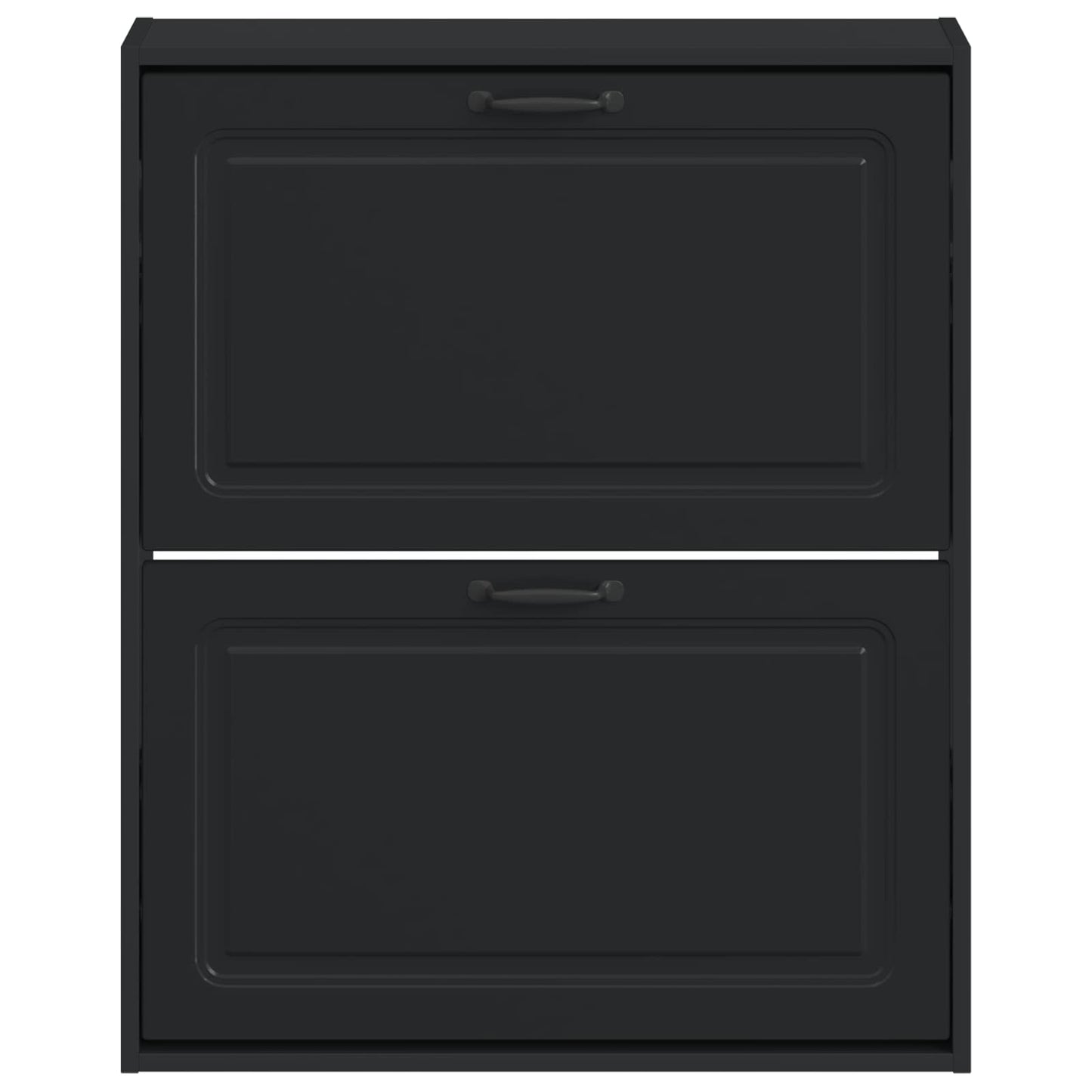 Wall-Mounted Shoe Cabinet UTRECHT 71 x 17 x 86 cm Black