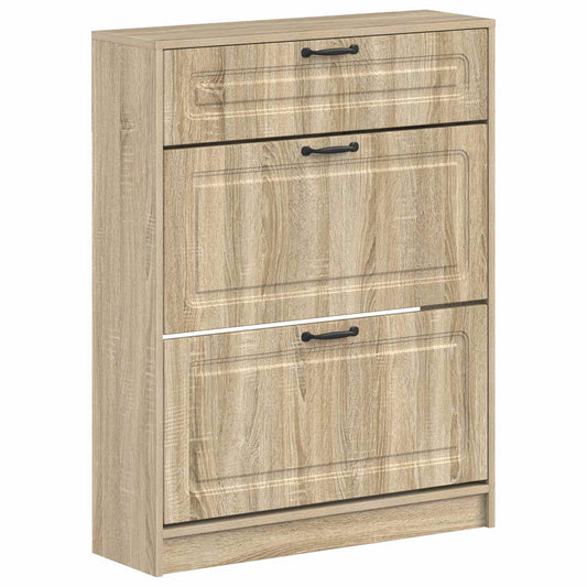 Shoe Cabinet UTRECHT 78 x 24 x 100 cm Engineered Wood