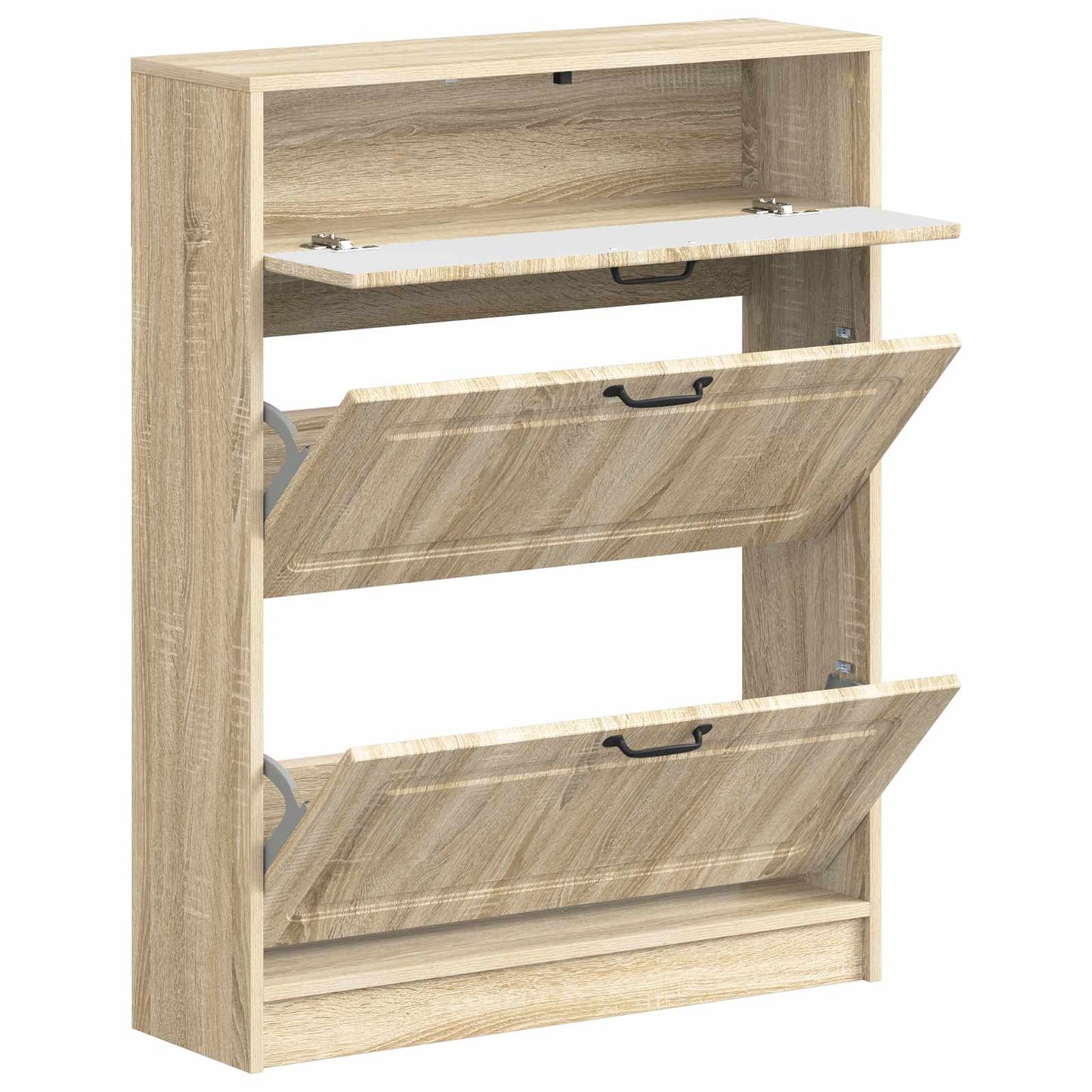 Shoe Cabinet UTRECHT 78 x 24 x 100 cm Engineered Wood