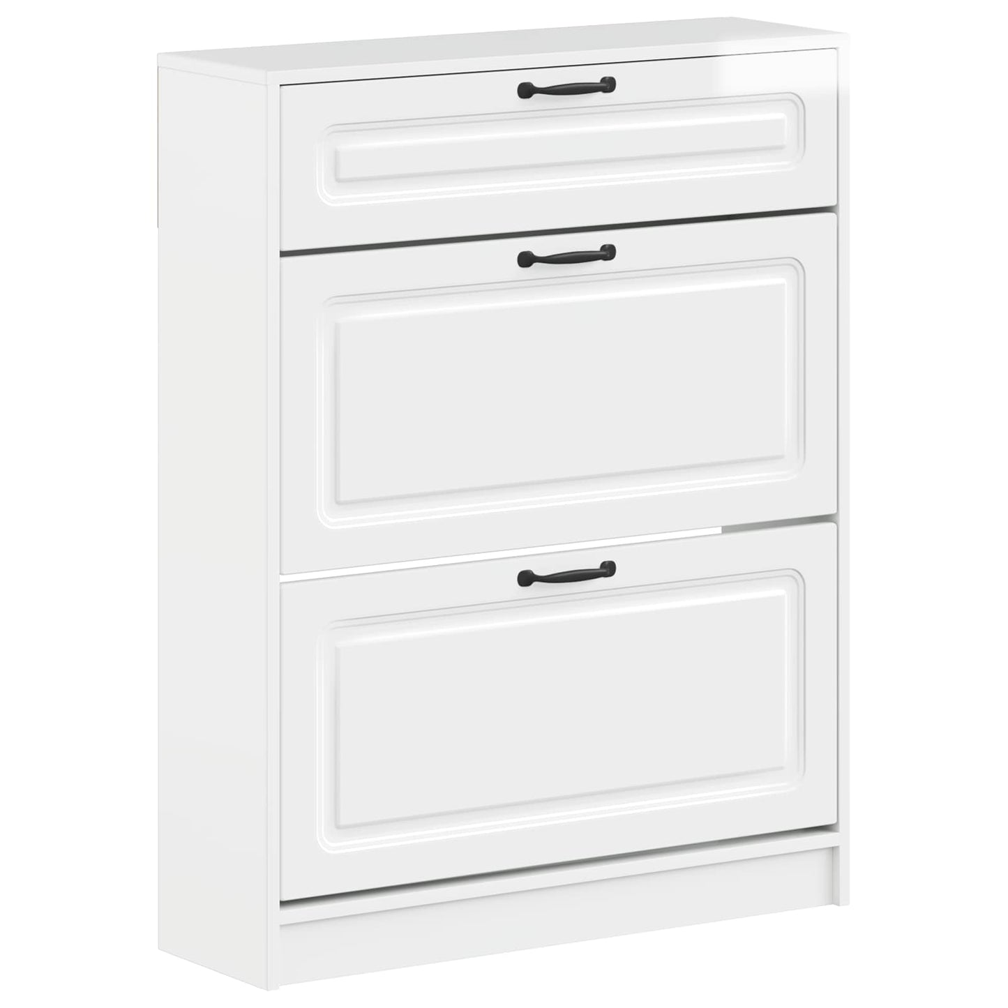 Shoe Cabinet UTRECHT 78 x 24 x 100 cm Engineered Wood