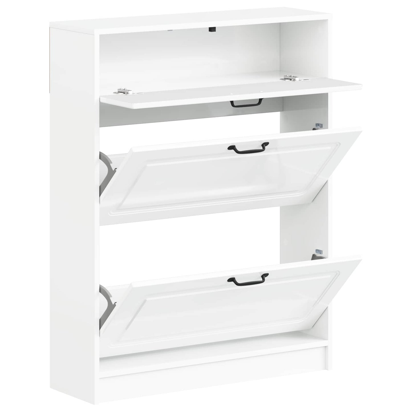 Shoe Cabinet UTRECHT 78 x 24 x 100 cm Engineered Wood