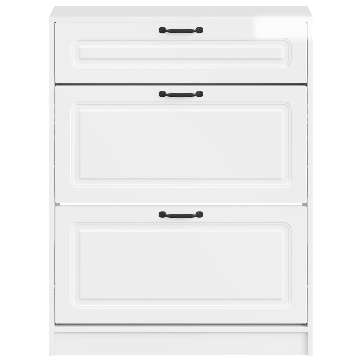 Shoe Cabinet UTRECHT 78 x 24 x 100 cm Engineered Wood