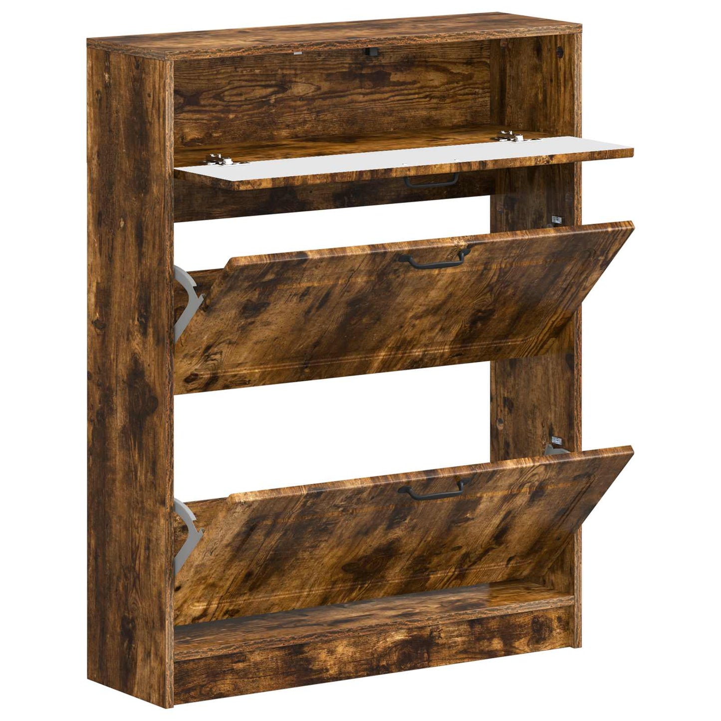 Shoe Cabinet UTRECHT 78 x 24 x 100 cm Engineered Wood