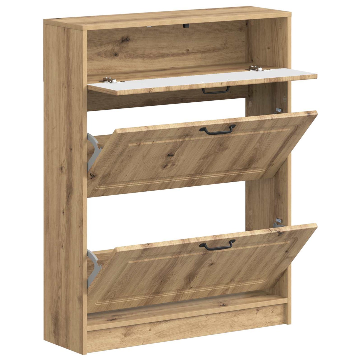 Shoe Cabinet UTRECHT 78 x 24 x 100 cm Engineered Wood
