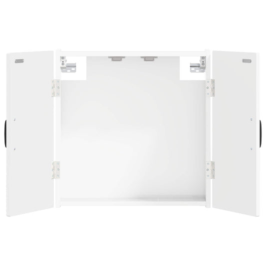 Dartboard Cabinet UTRECHT High Gloss White Engineered Wood