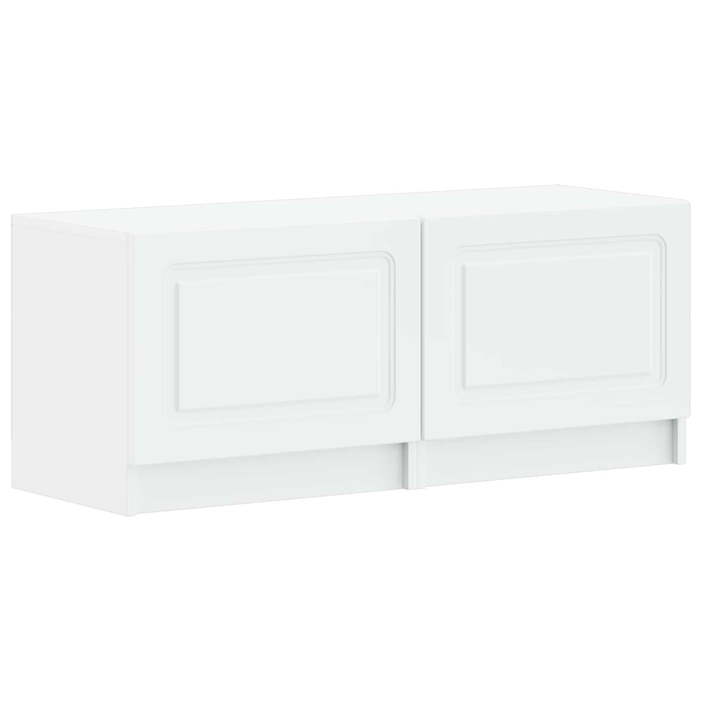TV Cabinet White Engineered Wood