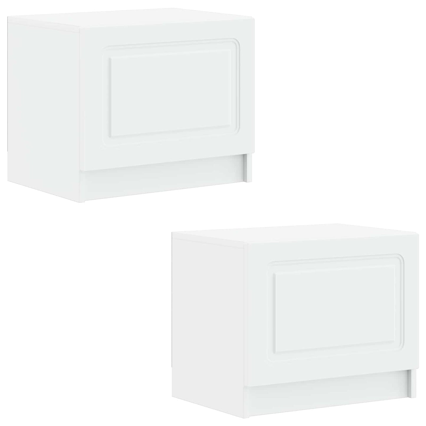 TV Cabinet White Engineered Wood