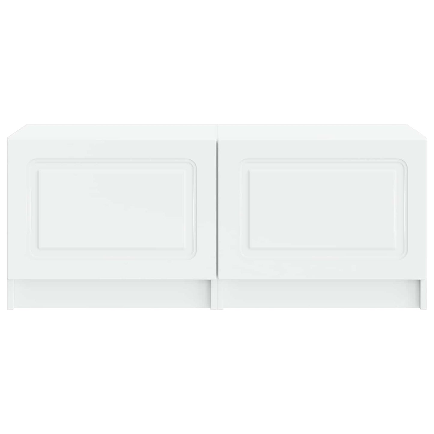 TV Cabinet White Engineered Wood