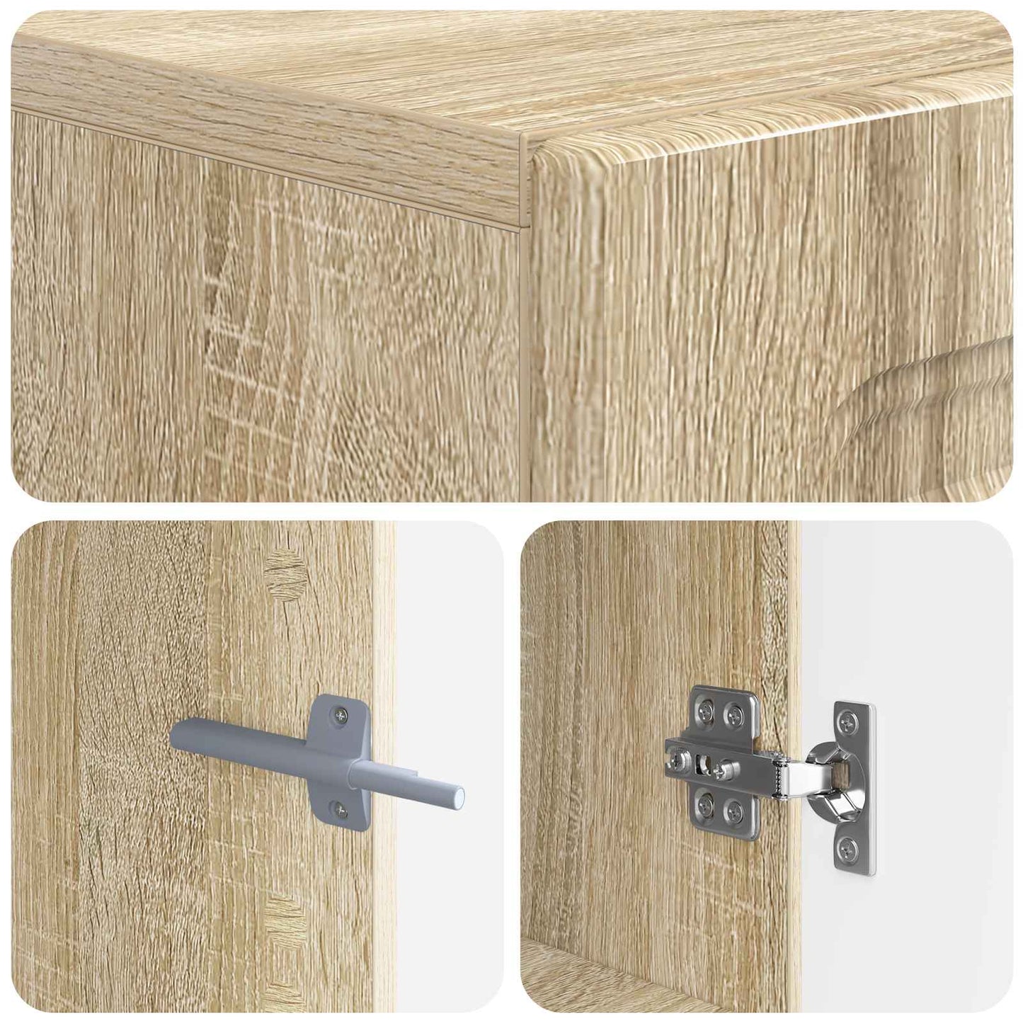 TV Cabinet Sonoma Oak Engineered Wood