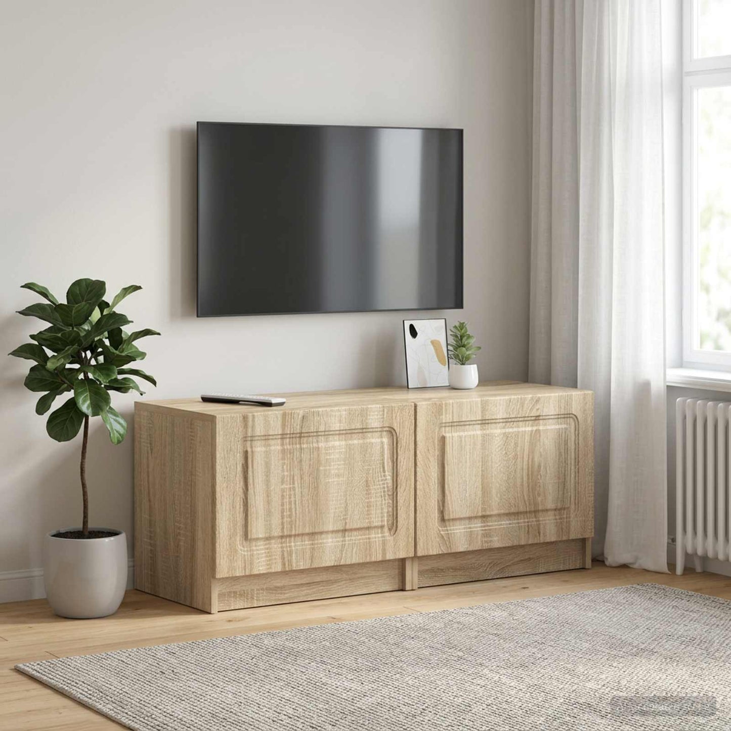 TV Cabinet Sonoma Oak Engineered Wood