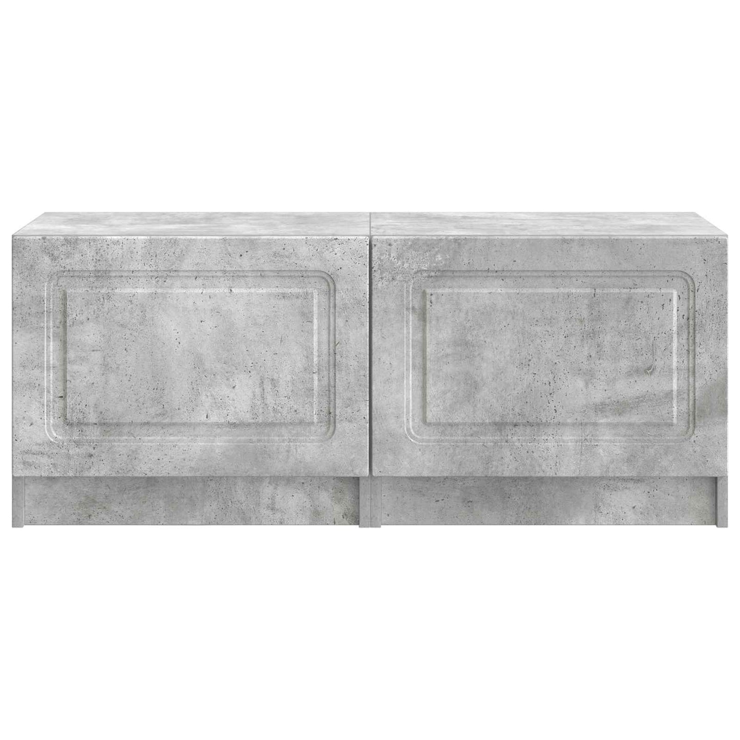 TV Cabinet Concrete Grey Engineered Wood