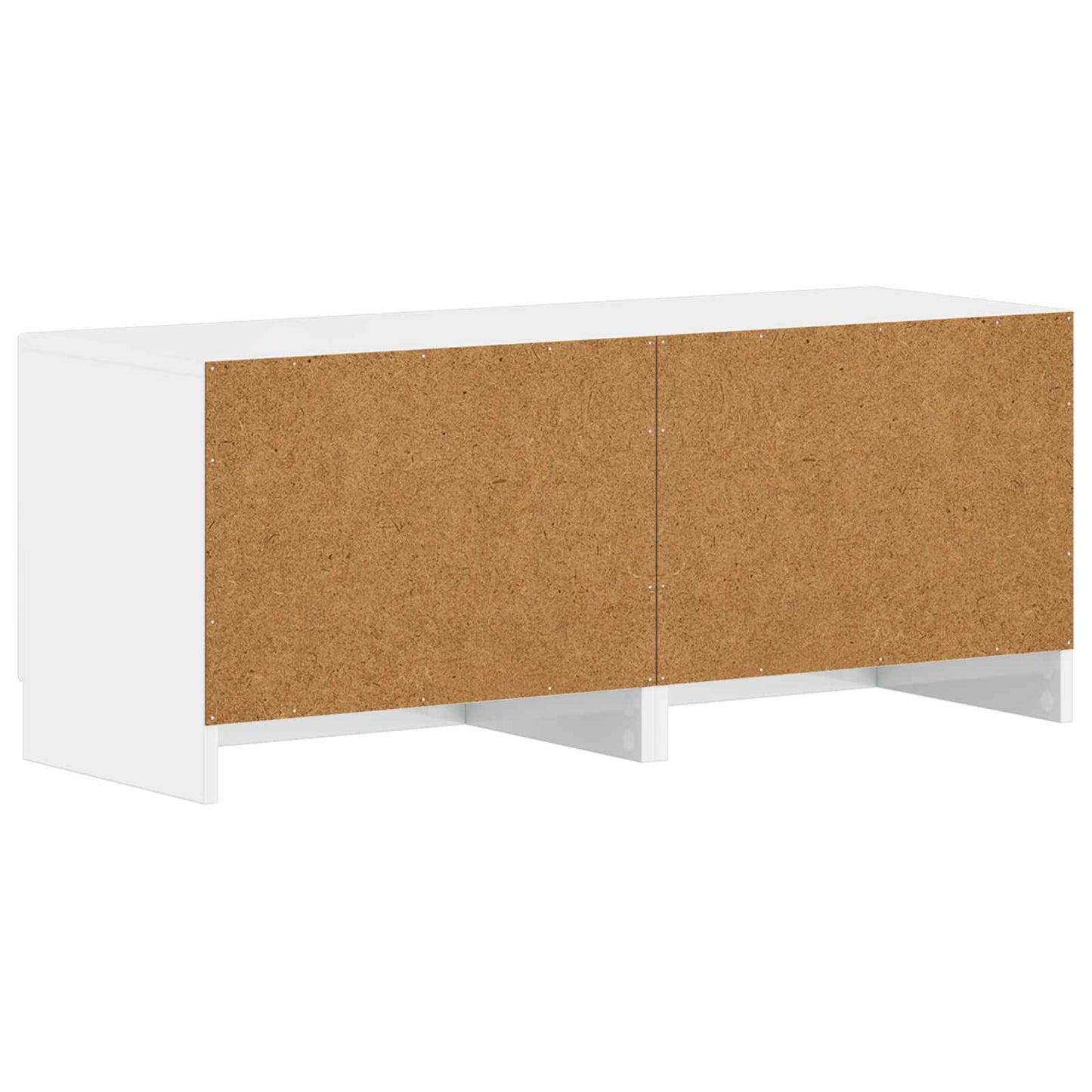 TV Cabinet High Gloss White Engineered Wood