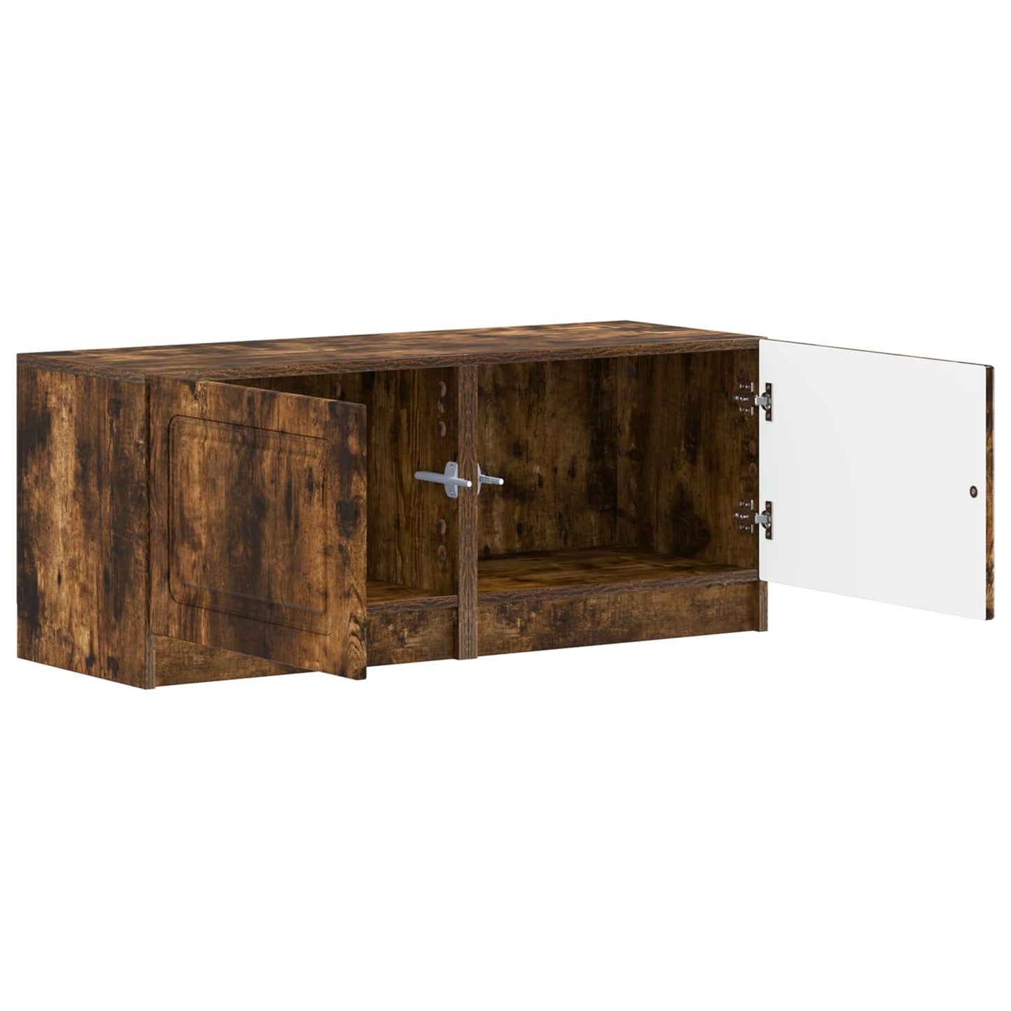 TV Cabinet Smoked Oak Engineered Wood