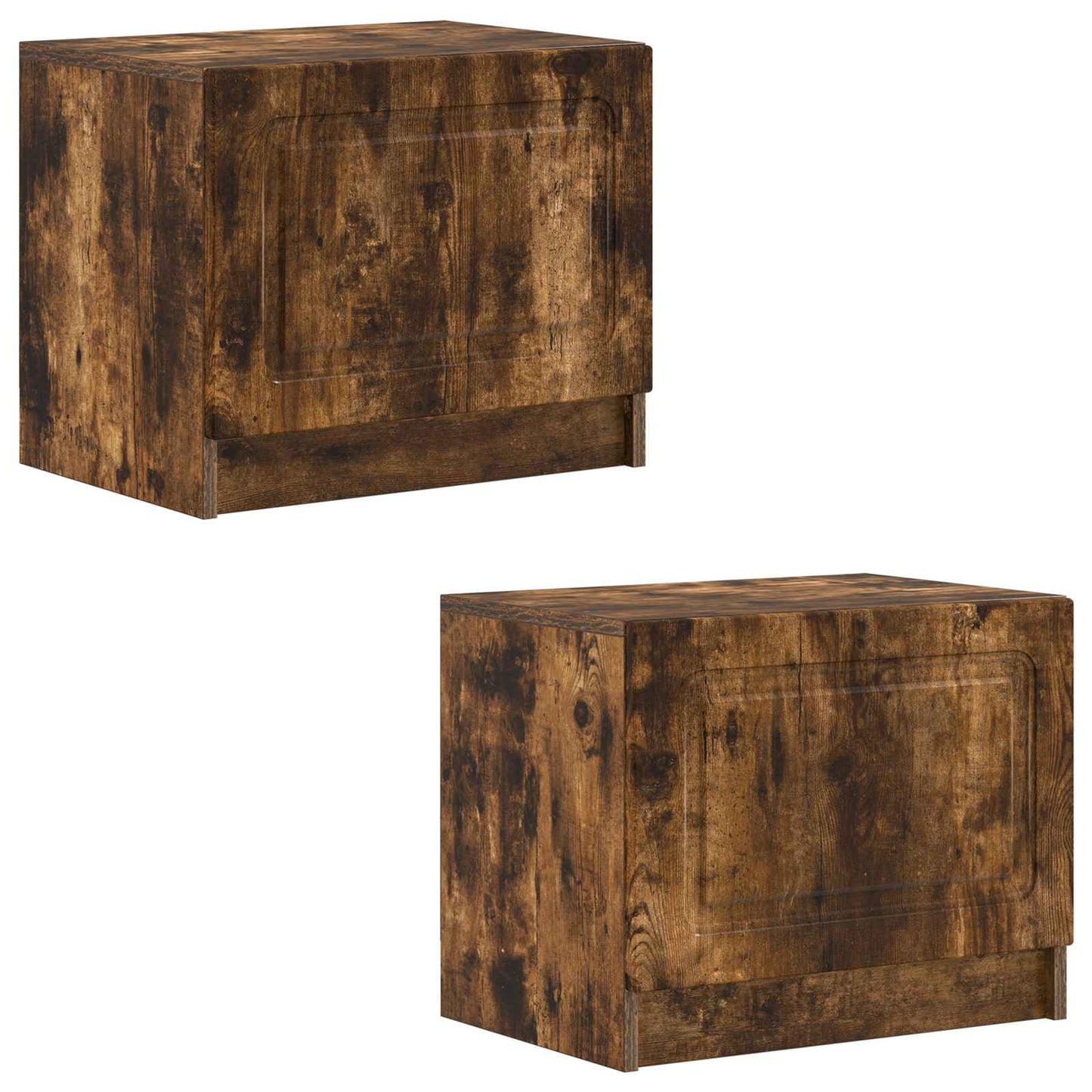 TV Cabinet Smoked Oak Engineered Wood