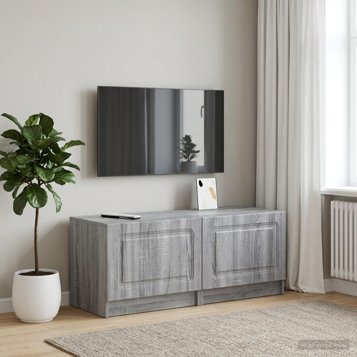 TV Cabinet Grey Sonoma Engineered Wood