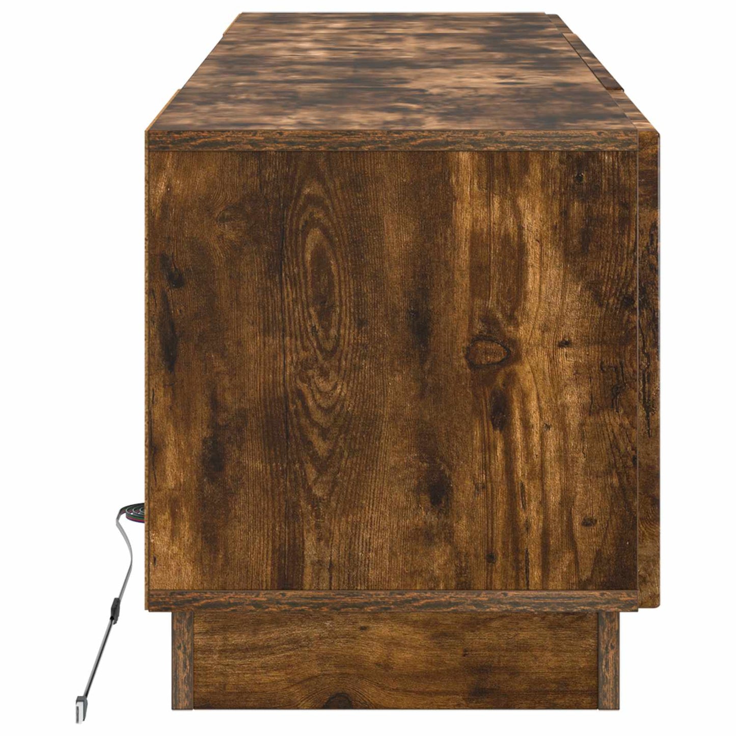 LED TV Cabinet Smoked Oak Engineered Wood