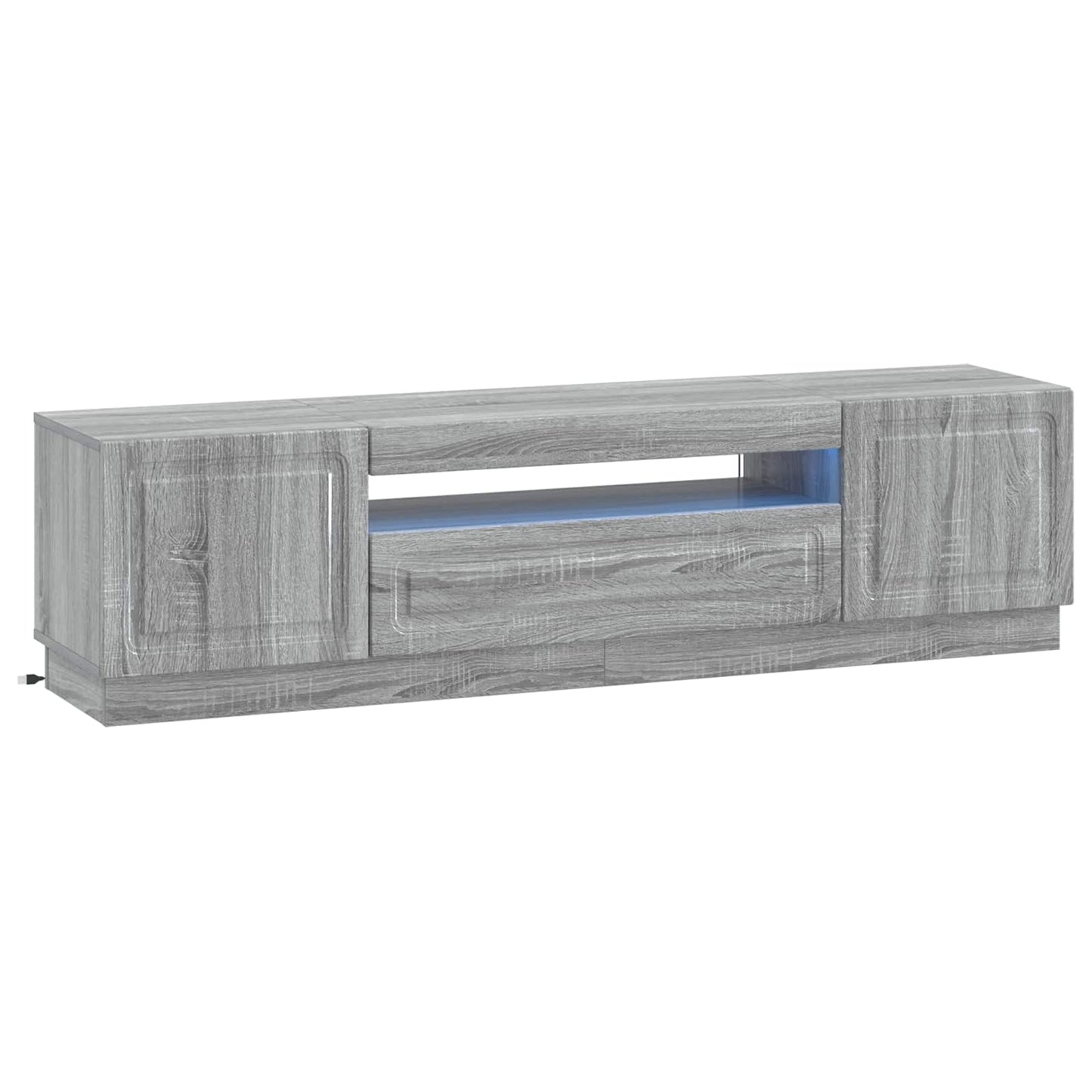 LED TV Cabinet Grey Sonoma Engineered Wood