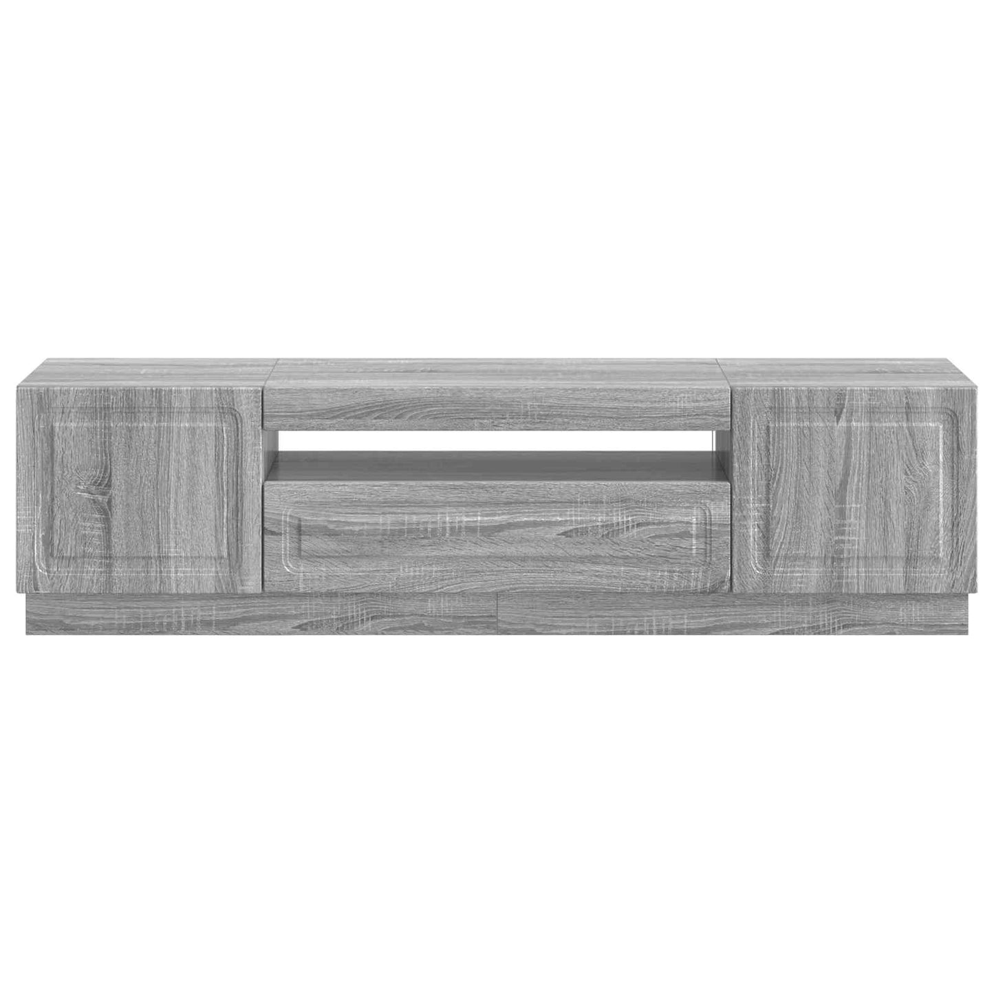 LED TV Cabinet Grey Sonoma Engineered Wood