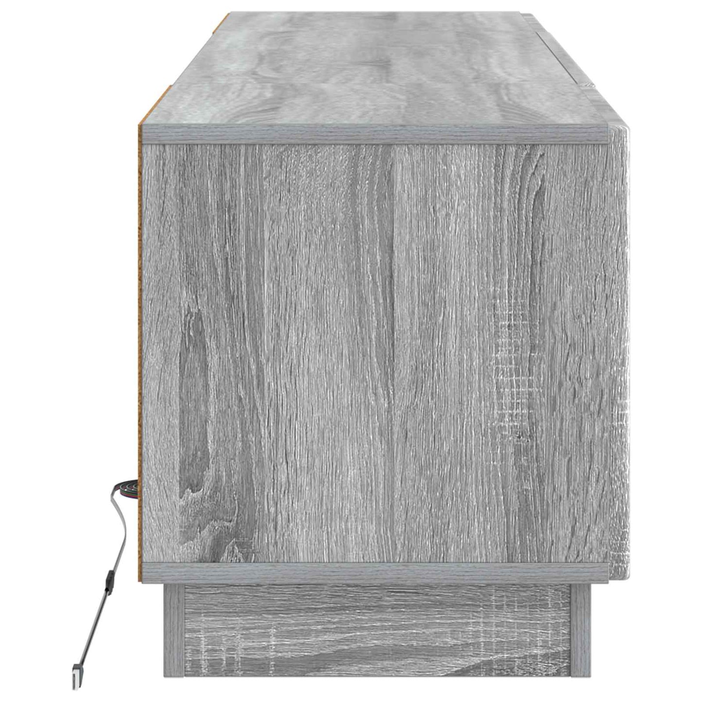 LED TV Cabinet Grey Sonoma Engineered Wood