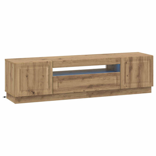 LED TV Cabinet Artisan Oak Engineered Wood