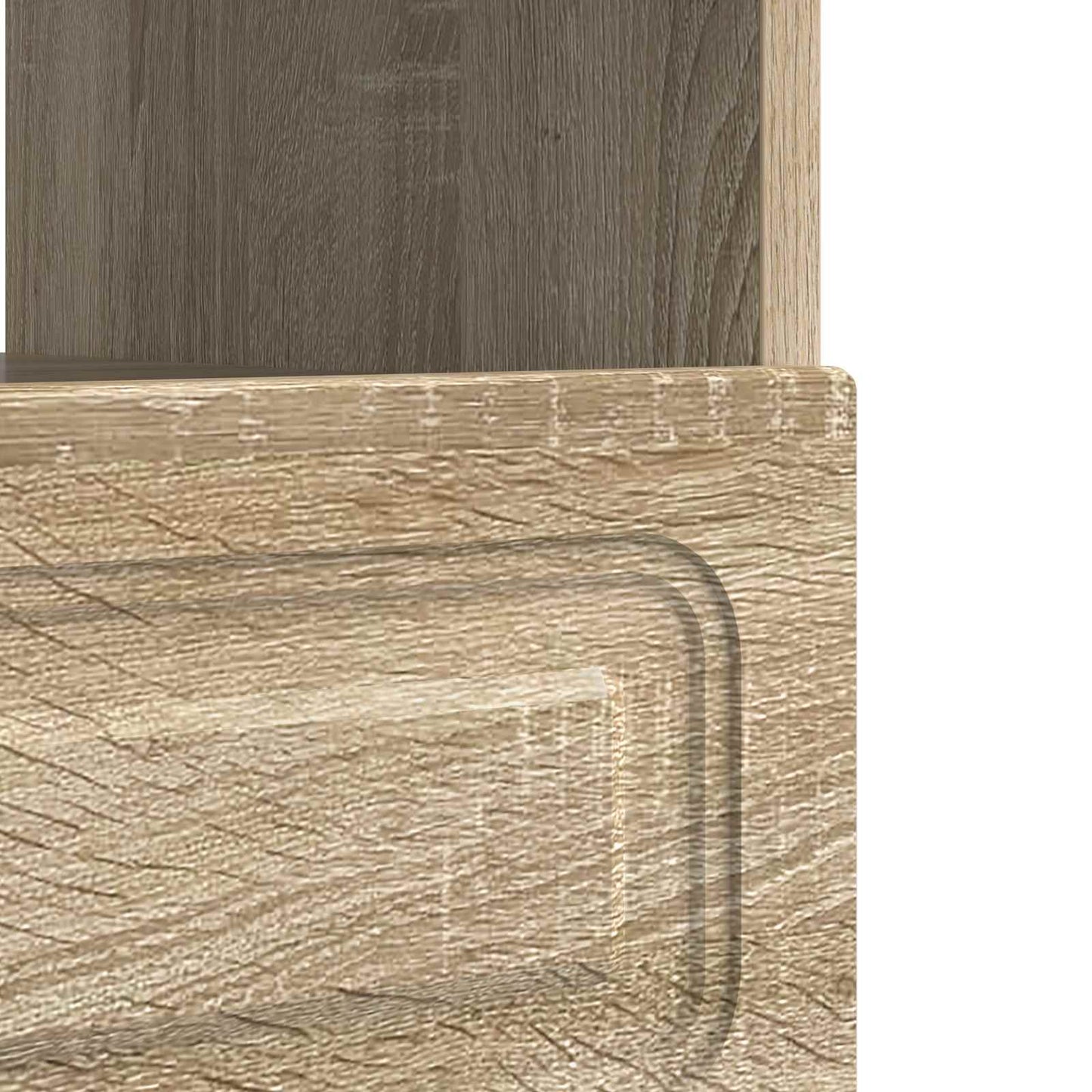 LED TV Cabinet Sonoma Oak Engineered Wood