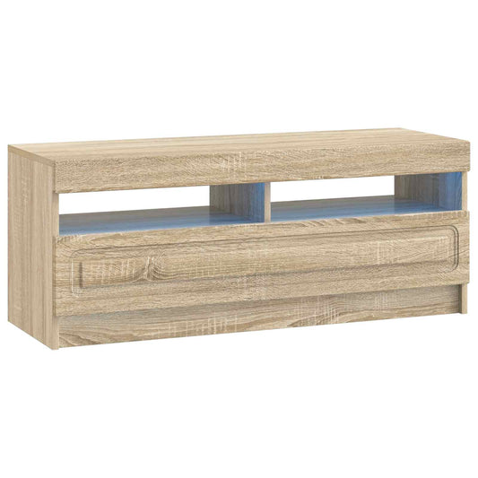 LED TV Cabinet Sonoma Oak Engineered Wood