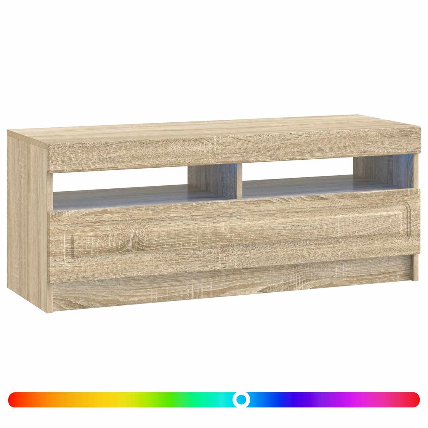 LED TV Cabinet Sonoma Oak Engineered Wood