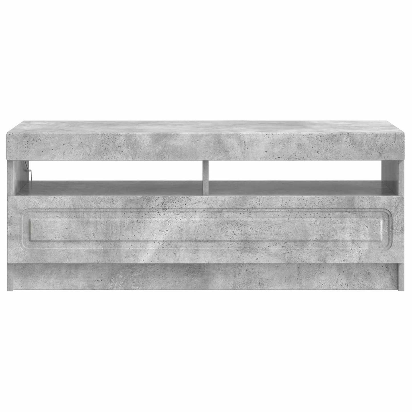 LED TV Cabinet Concrete Grey Engineered Wood