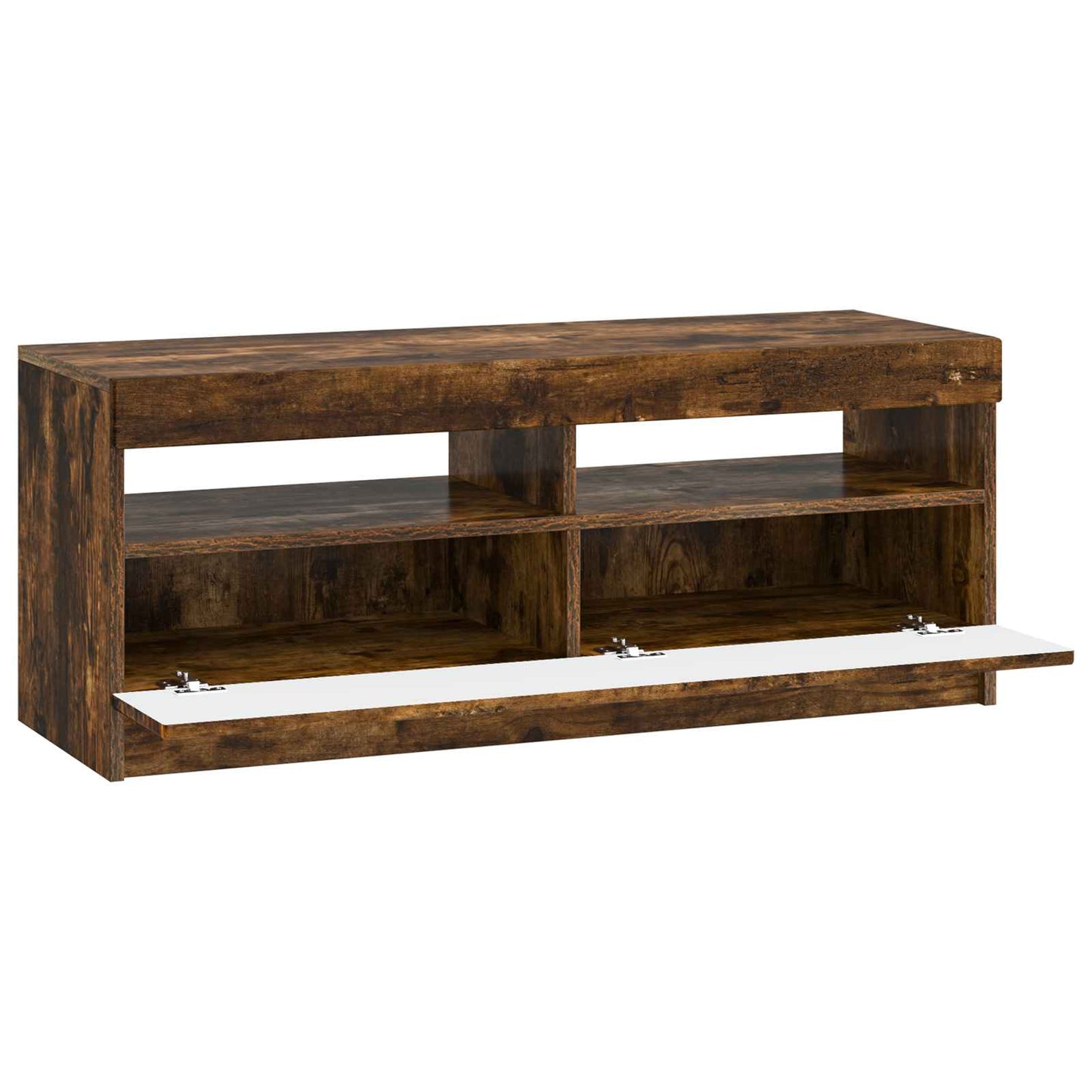 LED TV Cabinet Smoked Oak Engineered Wood
