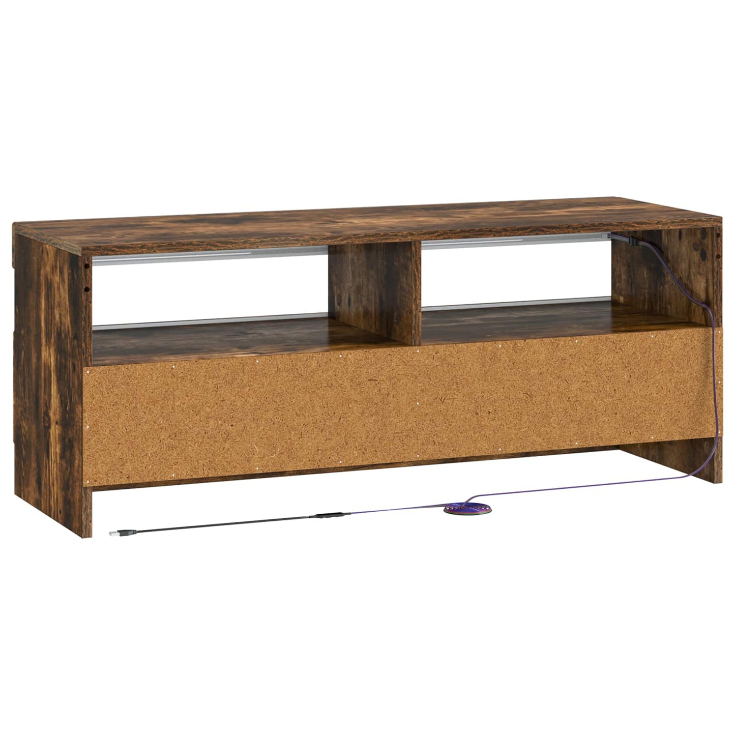 LED TV Cabinet Smoked Oak Engineered Wood