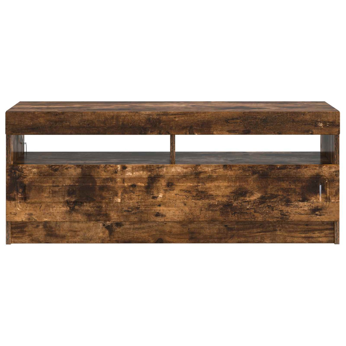 LED TV Cabinet Smoked Oak Engineered Wood