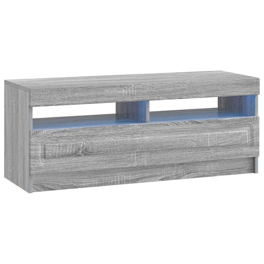 LED TV Cabinet Grey Sonoma Engineered Wood