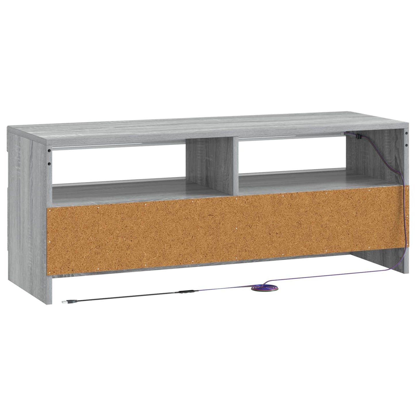 LED TV Cabinet Grey Sonoma Engineered Wood