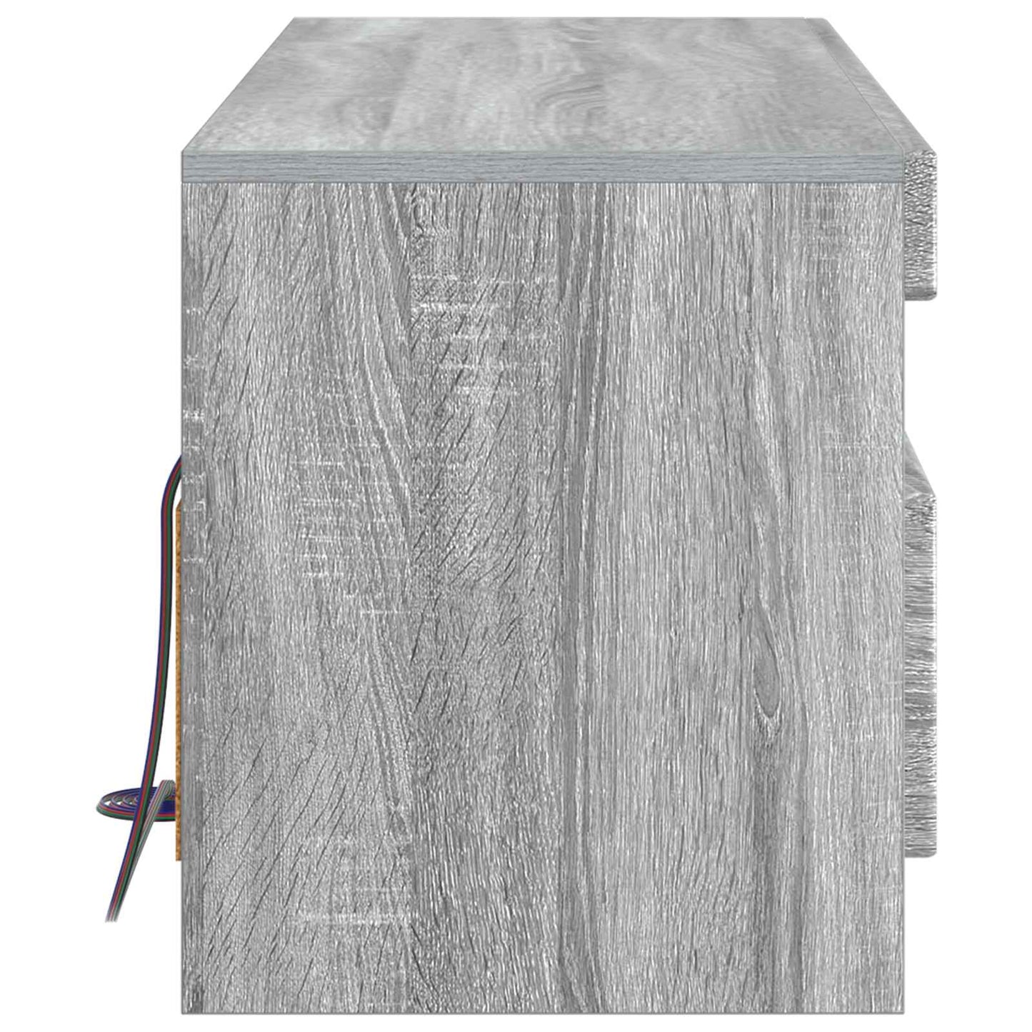 LED TV Cabinet Grey Sonoma Engineered Wood