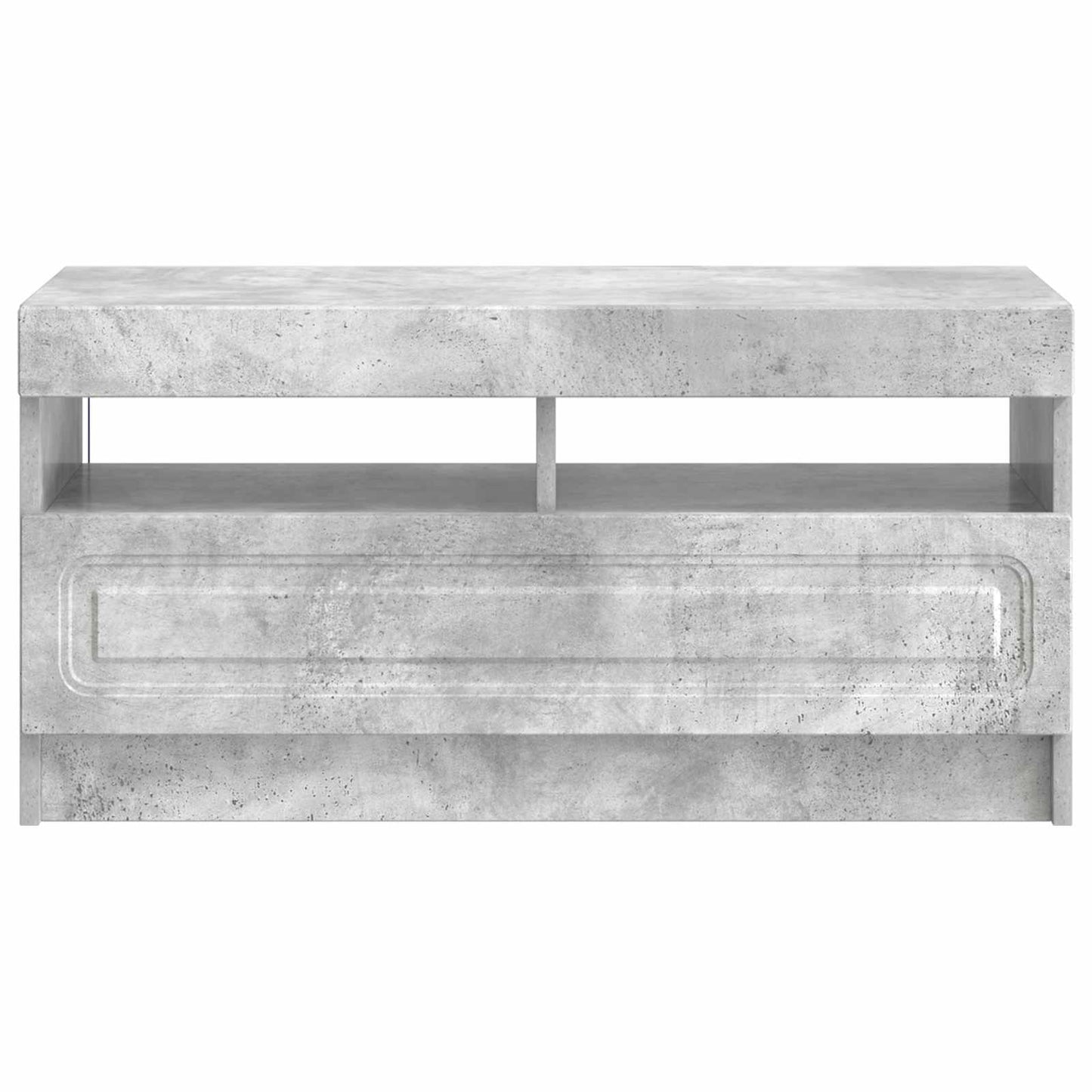 LED TV Cabinet Concrete Grey Engineered Wood