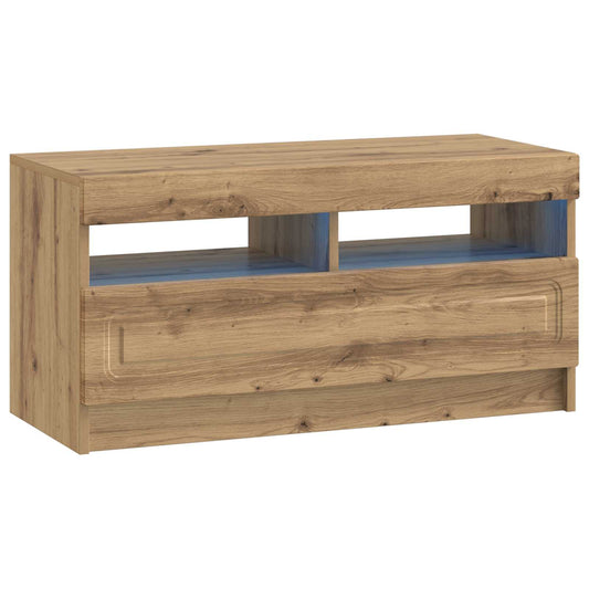 LED TV Cabinet Artisan Oak Engineered Wood