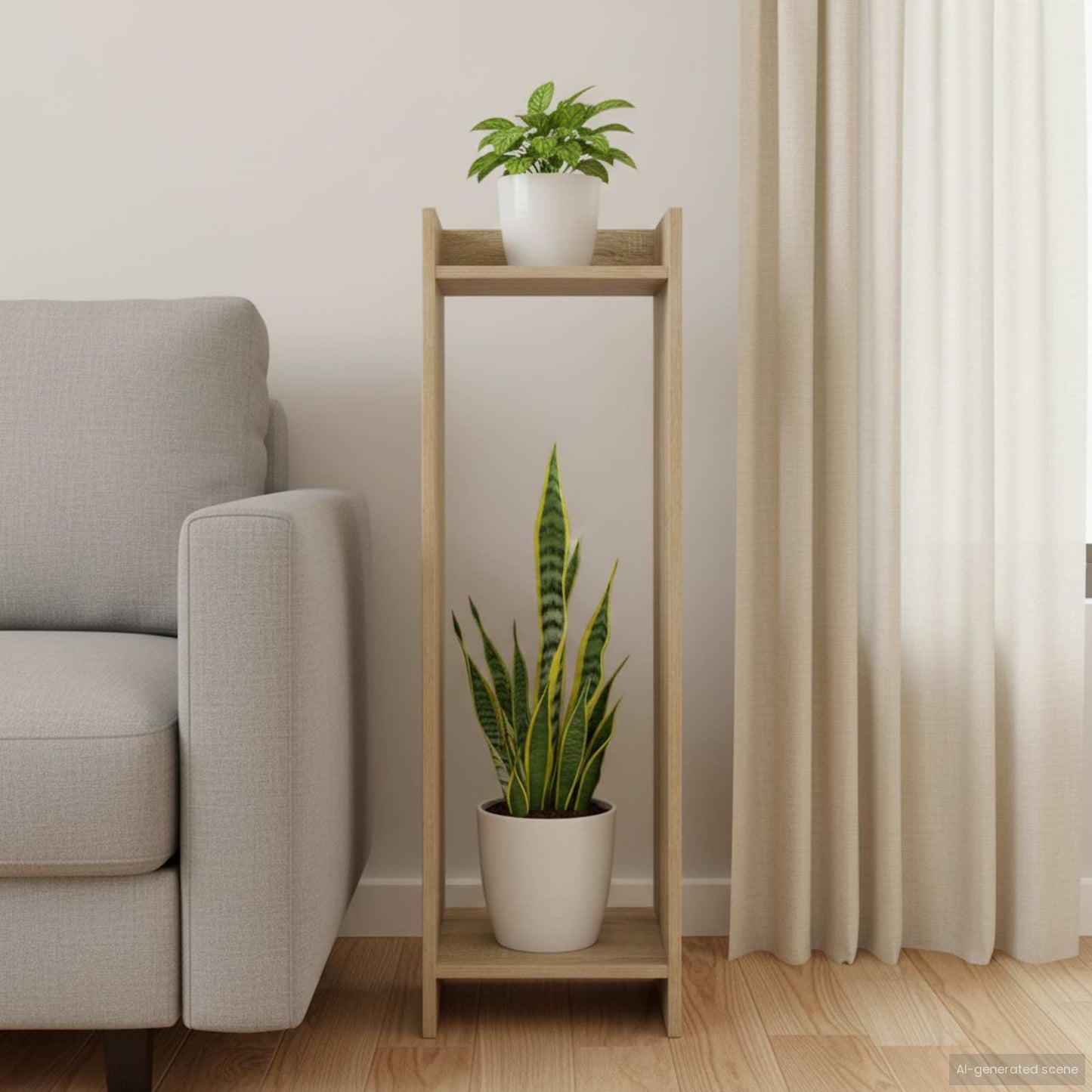 Plant Stand Sonoma Oak 30 x 30 x 100 cm Engineered Wood