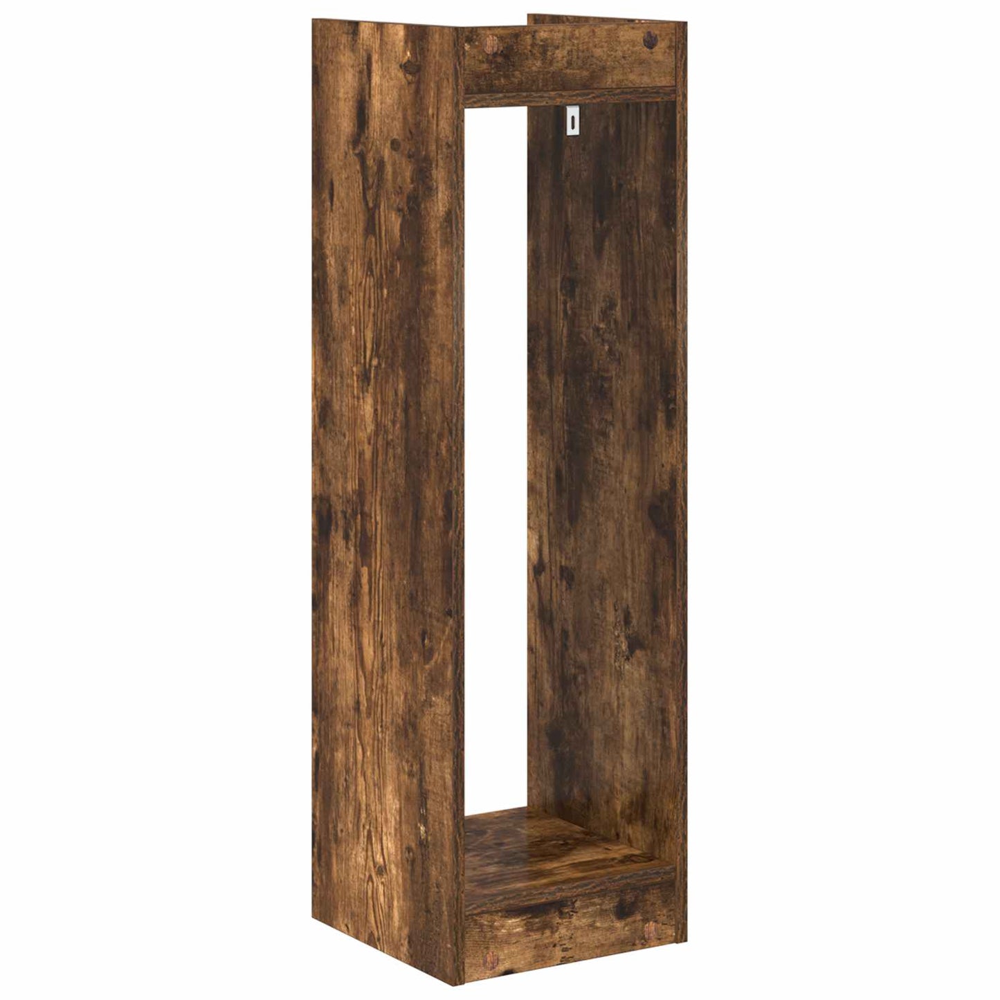 Plant Stand Smoked Oak 30 x 30 x 100 cm Engineered Wood