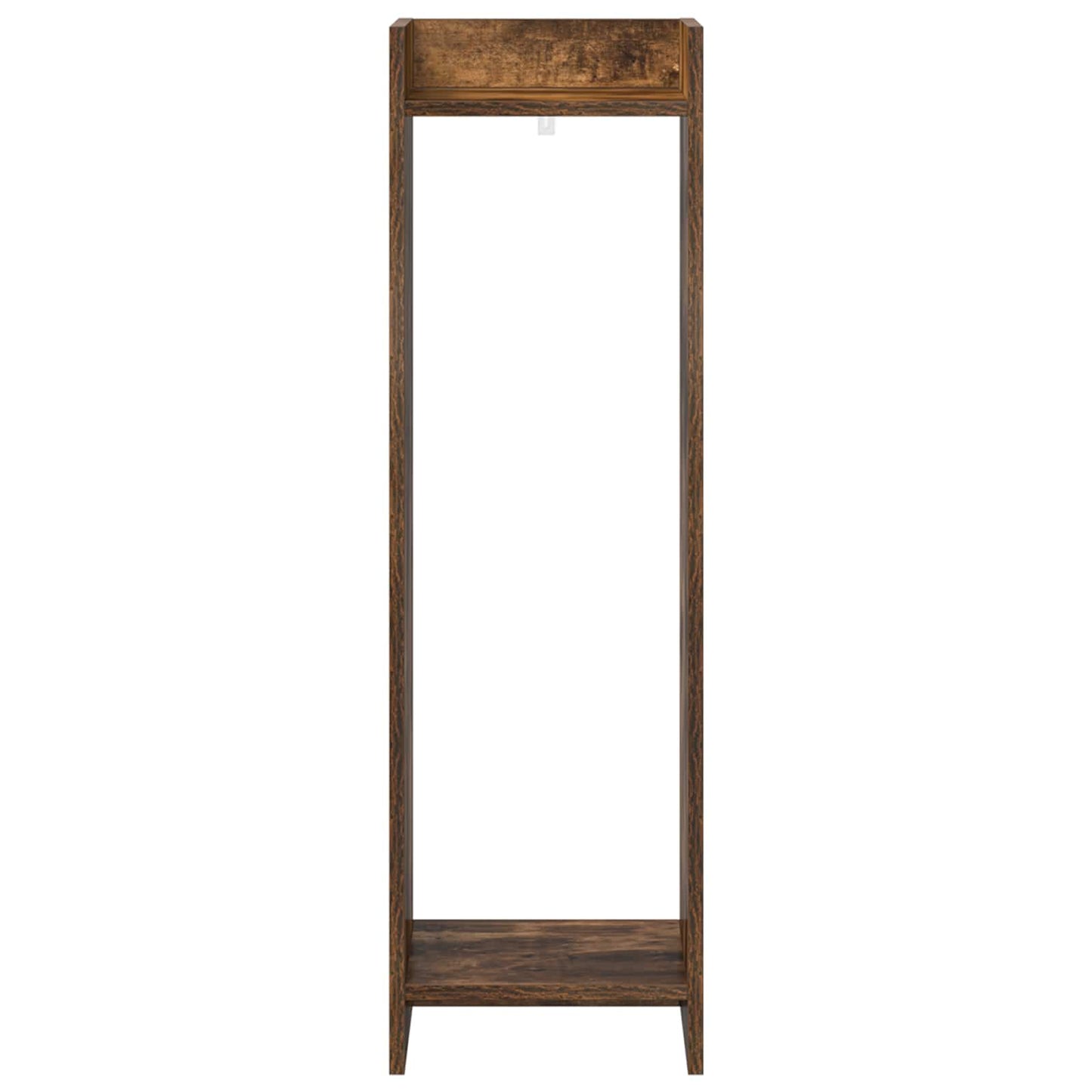 Plant Stand 2 pcs Smoked Oak 30 x 30 x 100 cm Engineered Wood
