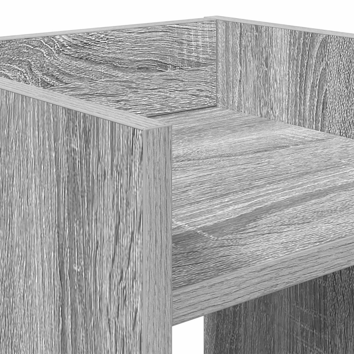 Plant Stand Grey Sonoma 30 x 30 x 100 cm Engineered Wood