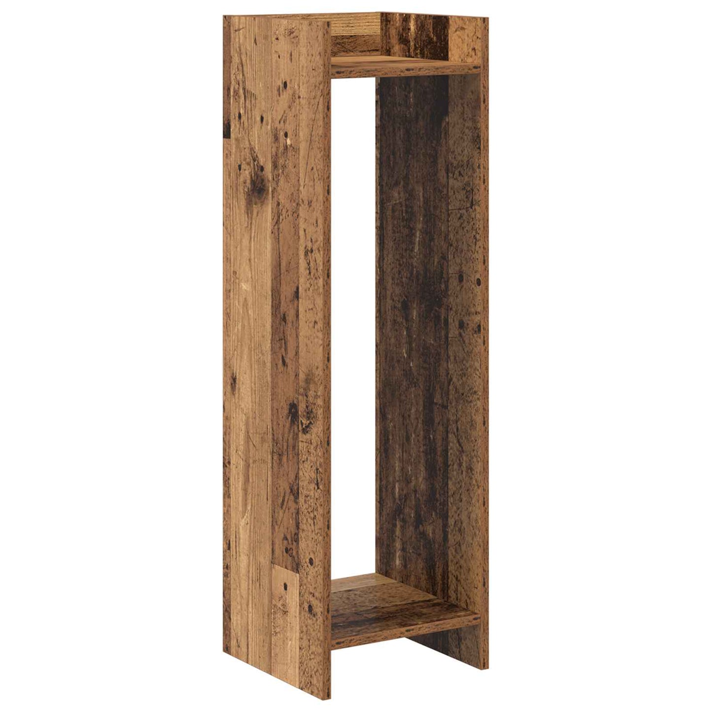Plant Stand Old Wood 30 x 30 x 100 cm Engineered Wood