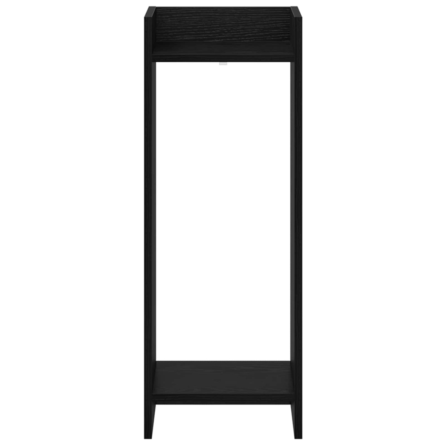 Plant Stand 2 pcs Black Oak 30 x 30 x 80 cm Engineered Wood