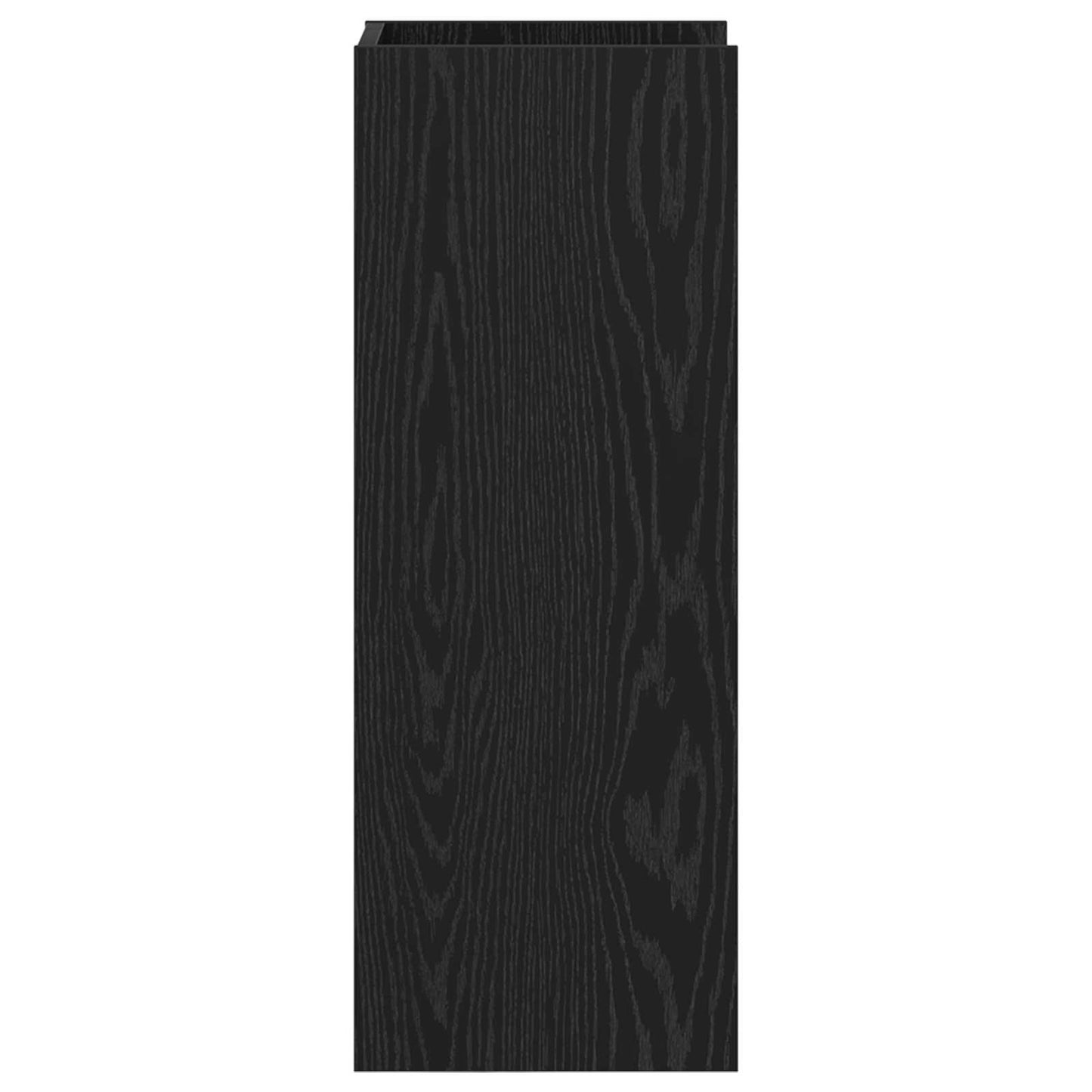 Plant Stand 2 pcs Black Oak 30 x 30 x 80 cm Engineered Wood