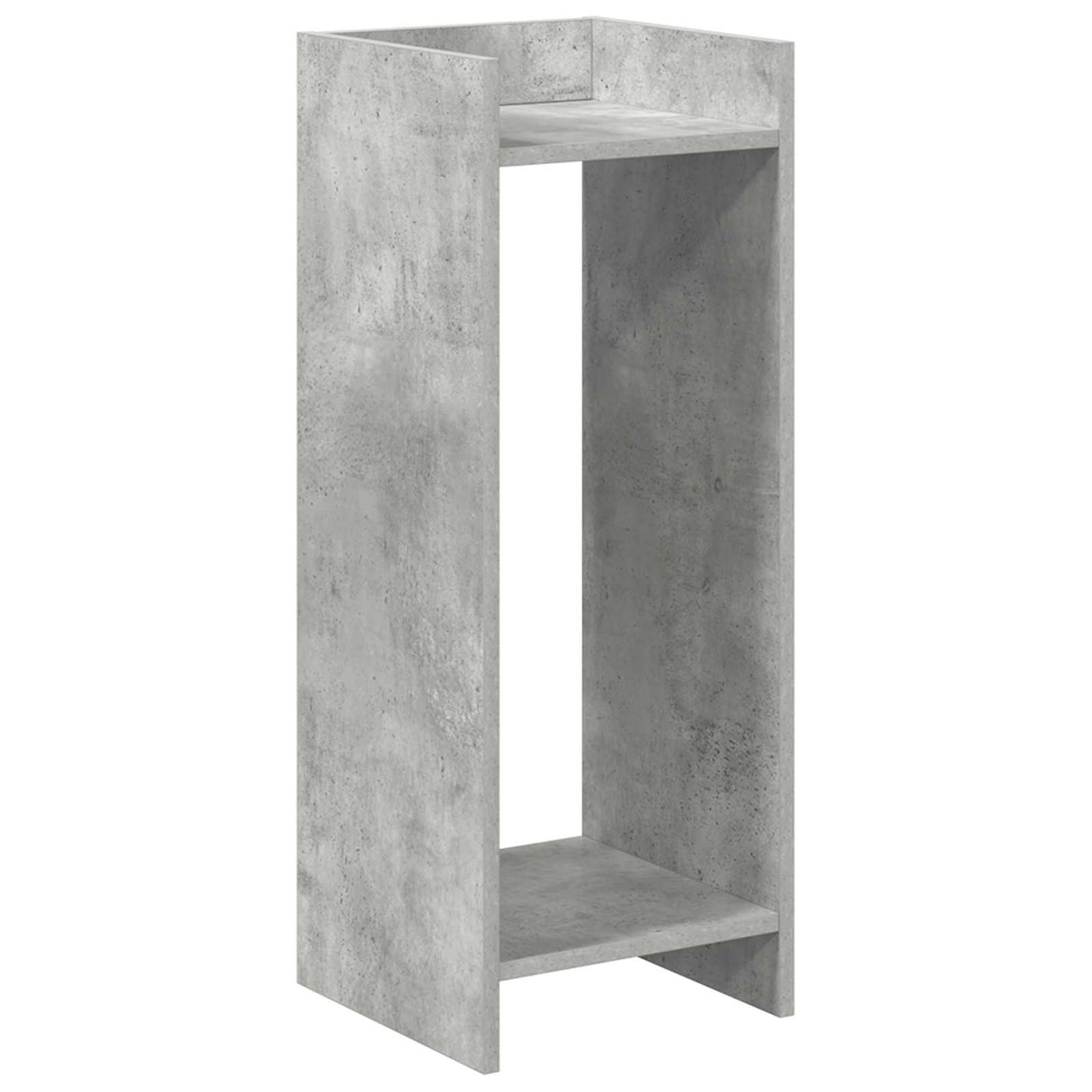 Plant Stand 2 pcs Concrete Grey 30 x 30 x 80 cm Engineered Wood